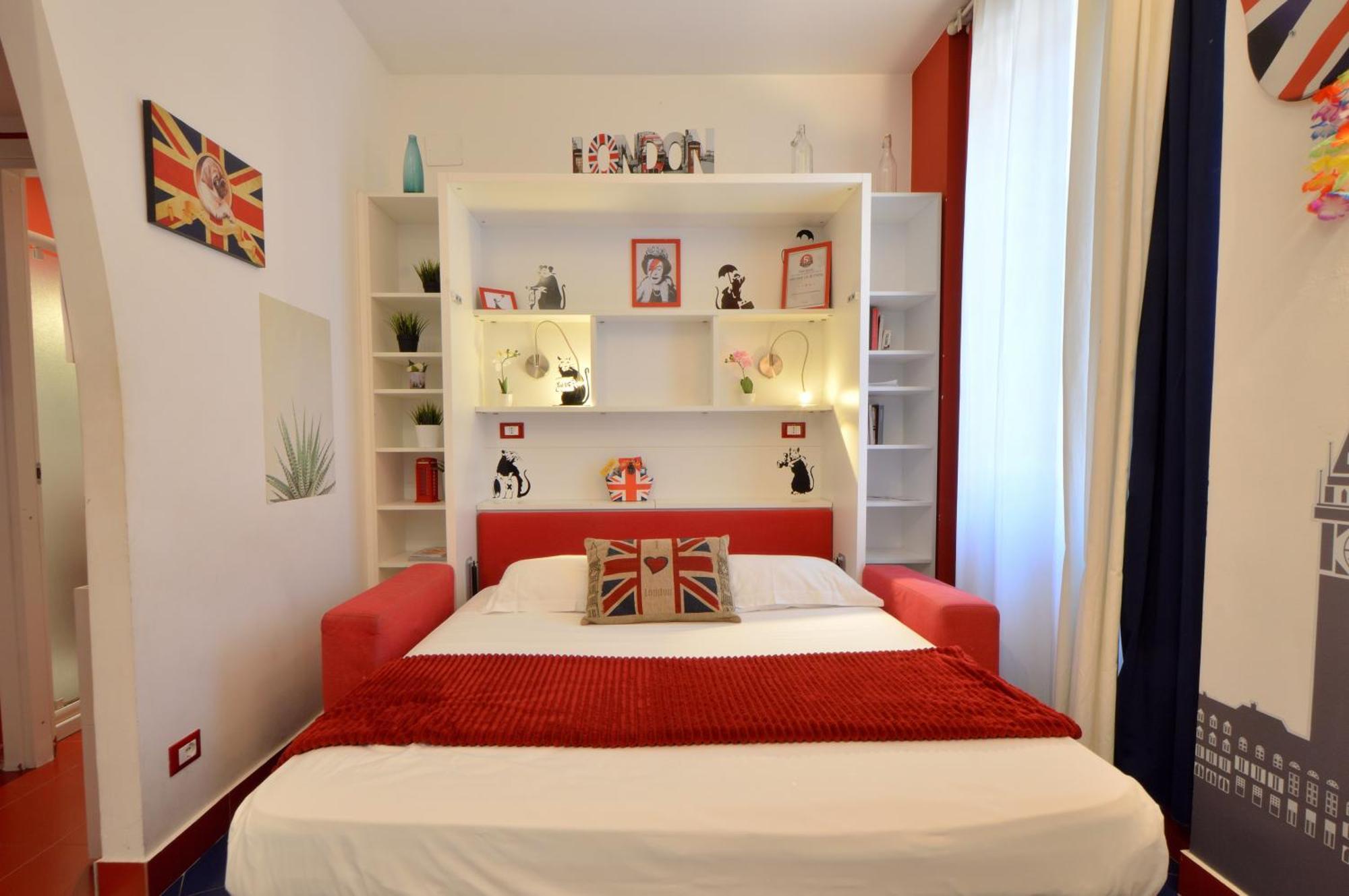 Bellissimo Mini Deluxe Di Design E A Tema Inghiterra - Potente Wi-fi Ottimo Il Collegamento Con Aeroporto Di Malpensa E Rho Fiera, Vicino A 3 Linee Metropolitane * Milan
