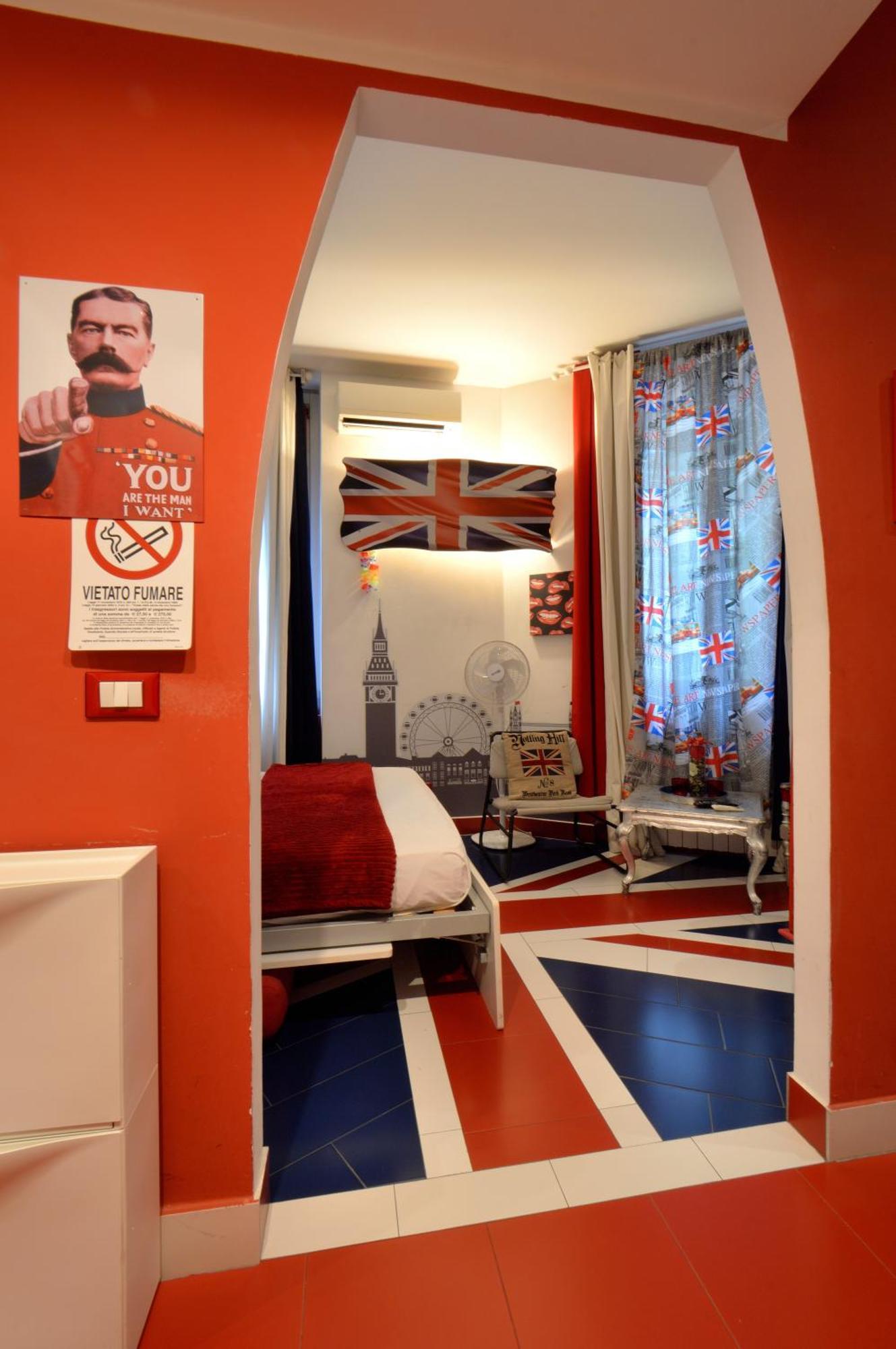 Bellissimo Mini Deluxe Di Design E A Tema Inghiterra - Potente Wi-fi Ottimo Il Collegamento Con Aeroporto Di Malpensa E Rho Fiera, Vicino A 3 Linee Metropolitane * Milan
