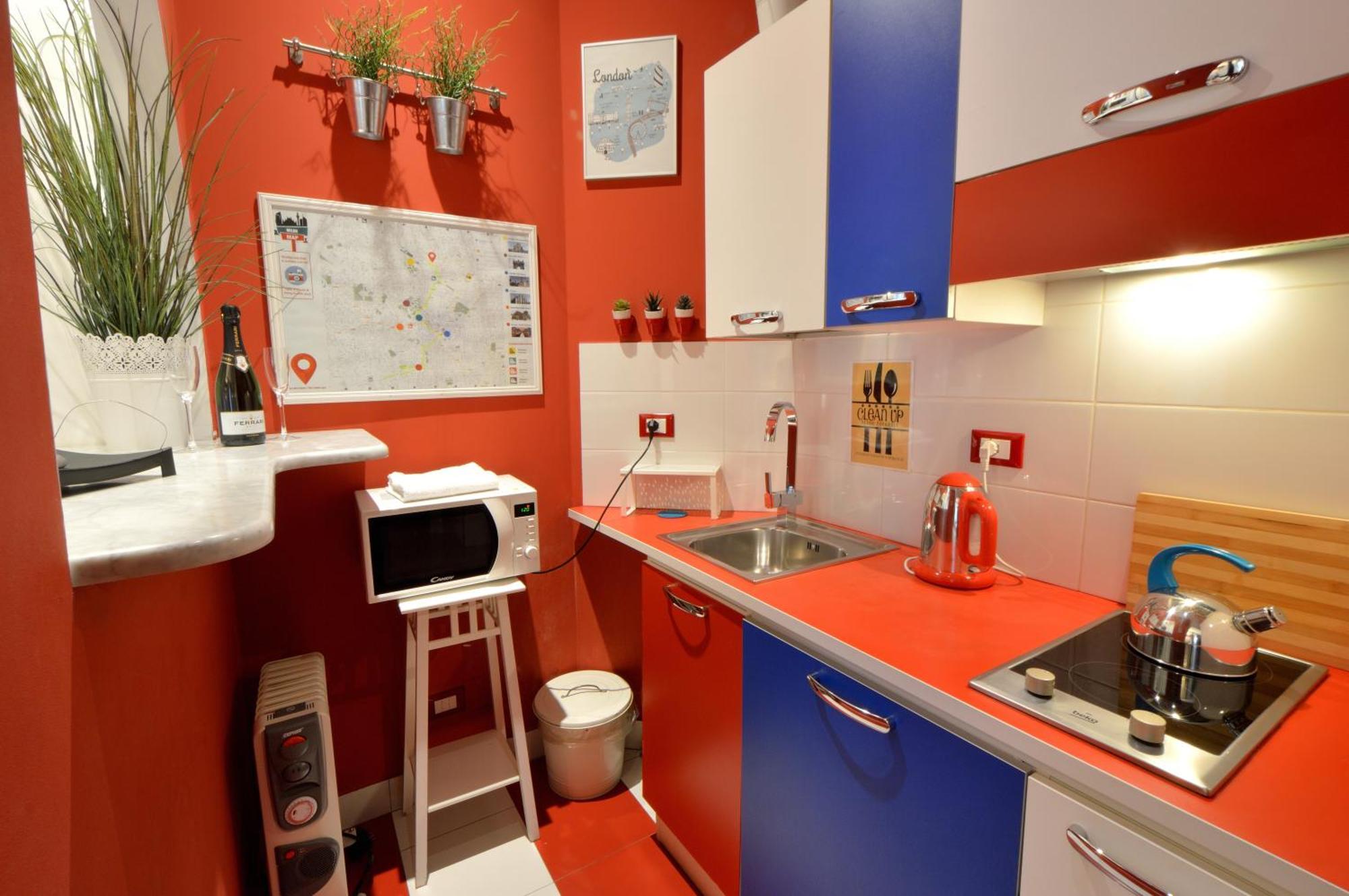 Bellissimo Mini Deluxe Di Design E A Tema Inghiterra - Potente Wi-fi Ottimo Il Collegamento Con Aeroporto Di Malpensa E Rho Fiera, Vicino A 3 Linee Metropolitane Appartement Milan
